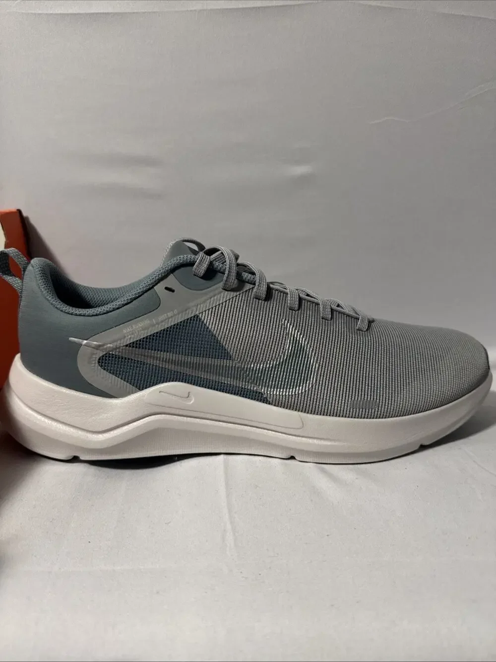 Nike Downshifter 12 Mens 11.5 Lt Smoke Grey Cool Running Sneakers Shoes NEW NIB